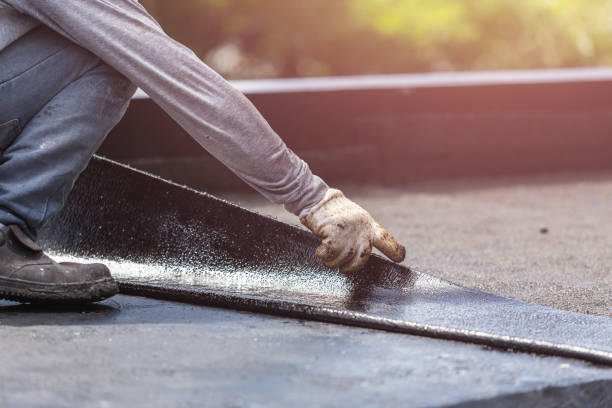 Professional Waterproofing technician working in Smithfield, KY